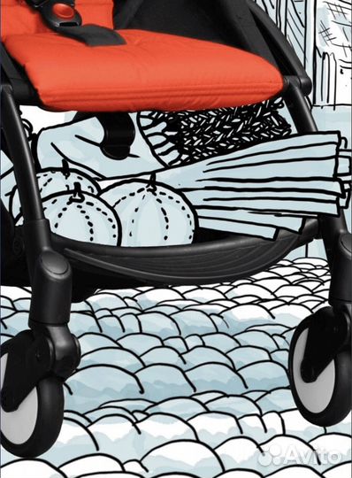 Коляска прогулочная babyzen yoyo red прокат