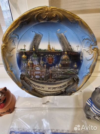 Набор Магниты, тарелка, фигурки Санкт-Петербург