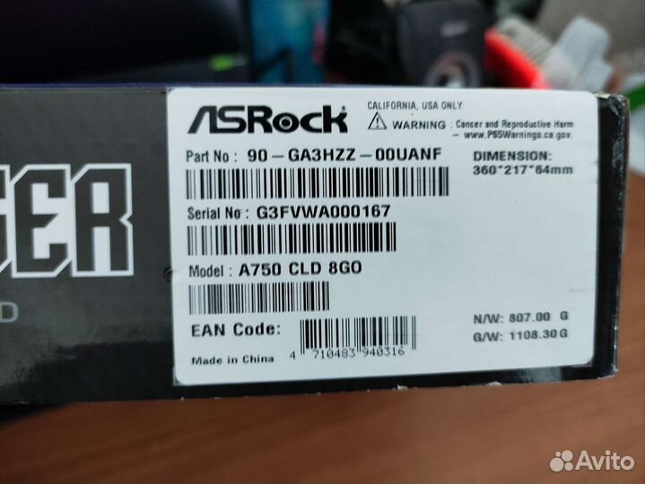 Intel Arc a750 в исполнении Asrock challenger OC