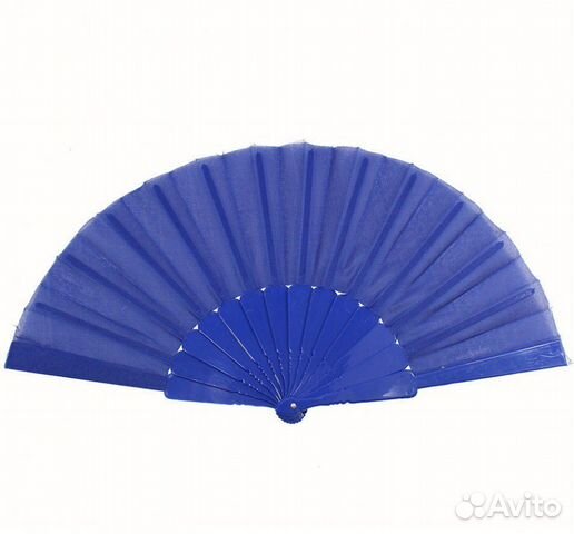 Веер синий