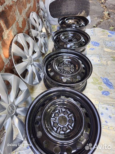 Диски, зимние шины, колпаки r16 5 100