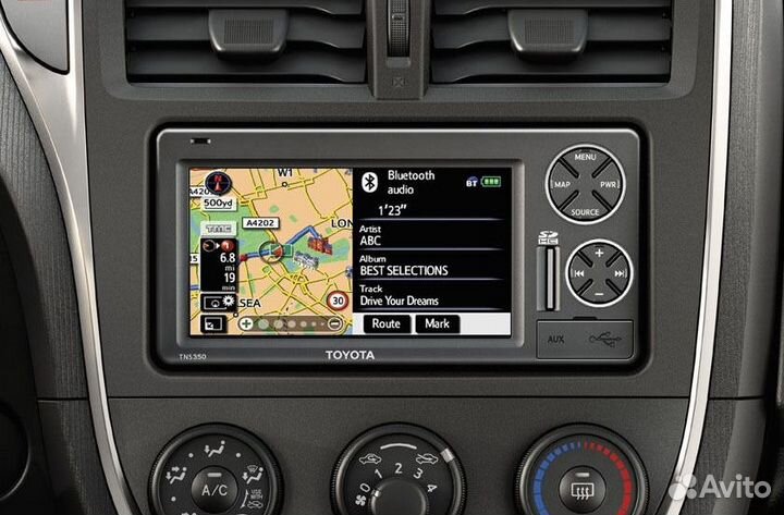 2020 SD карта навигации Toyota TNS 350 2019/2020г