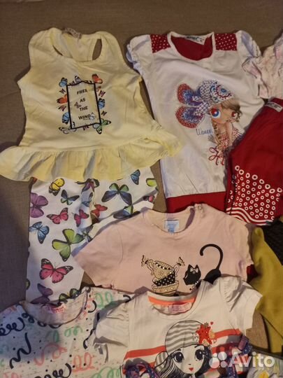 Пакет вещей на девочку р.92-98
