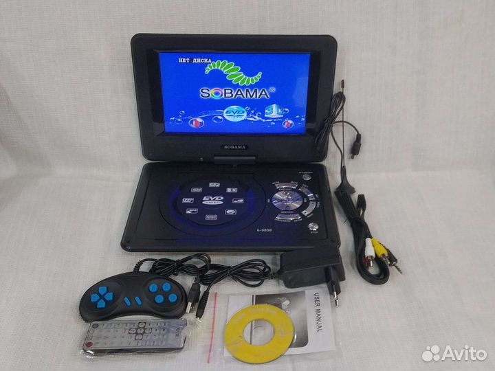 Портативный тв dvd плеер новый