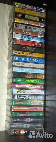 Аудиокассеты, росс. и зарубежный попс, сборники