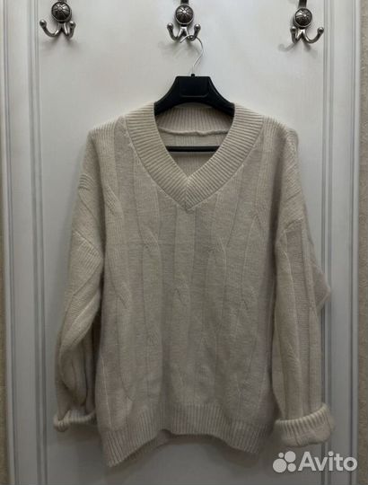 Свитер ангора молочный