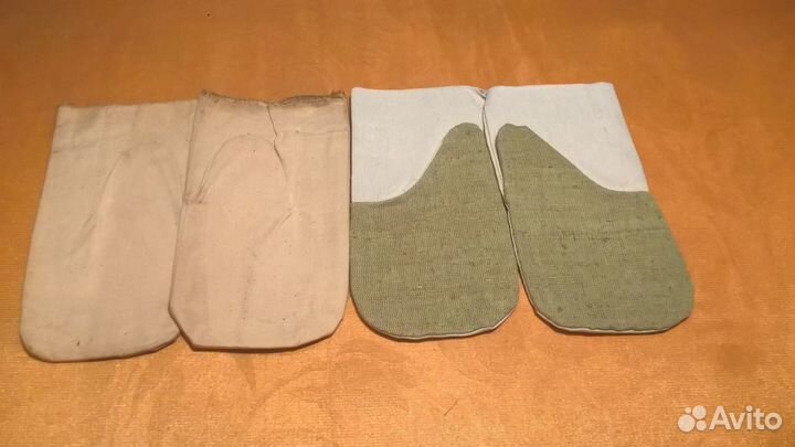 Рукавицы х/б, вачеги, нарукавники брезентовые