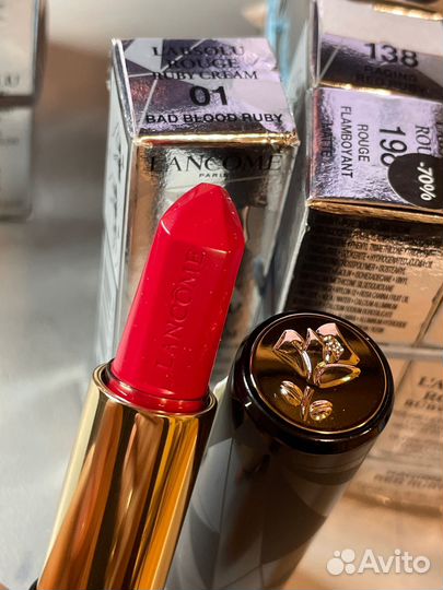 Кремовая помада для губ lancôme ruby cream