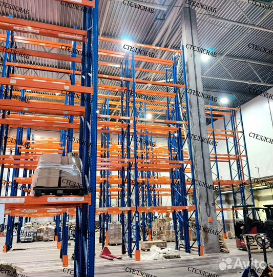 Стеллажи паллетные Микрон б/у лот 1714