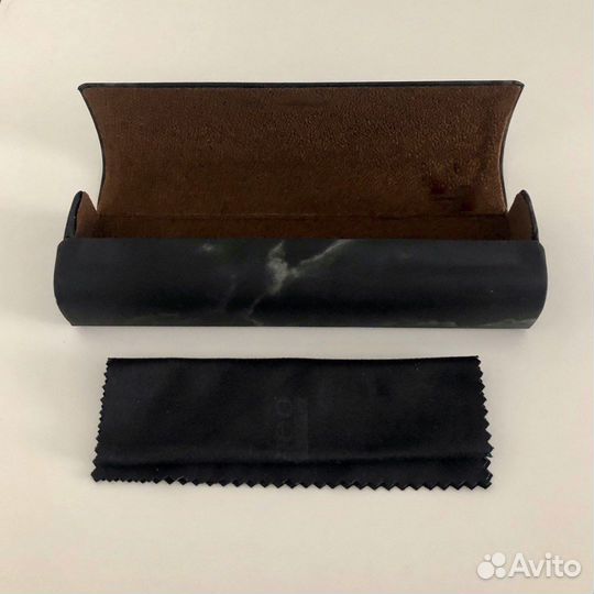 Футляр для очков. Новый. Серый «мрамор»