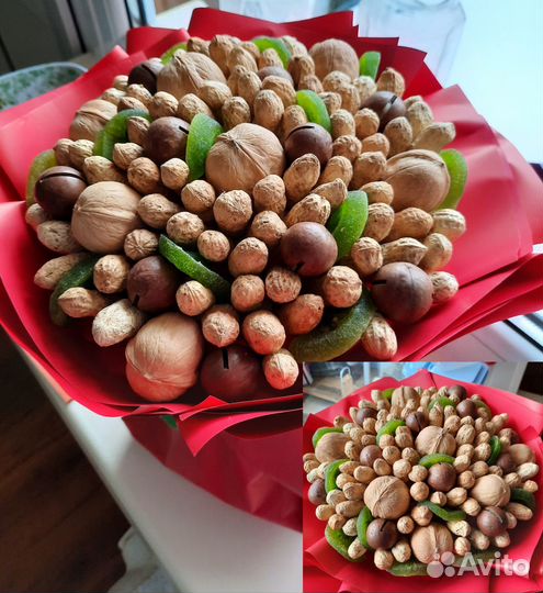 Гантели букеты съедобные