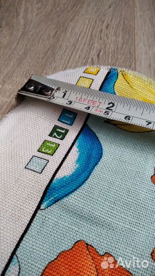 Отрез ткани лен