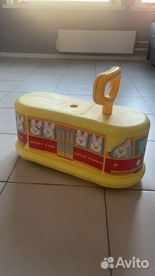 Каталка самокат игрушка автобус techteam