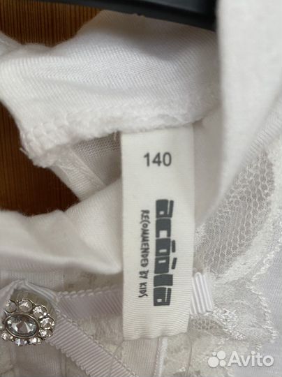 Рубашка белая для девочки