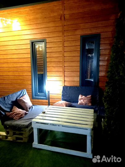 Банный чан на дровах с бассейном, аромапарение