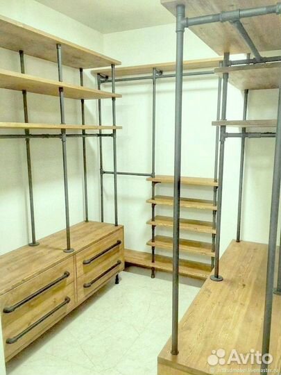 Гардеробные Лофт