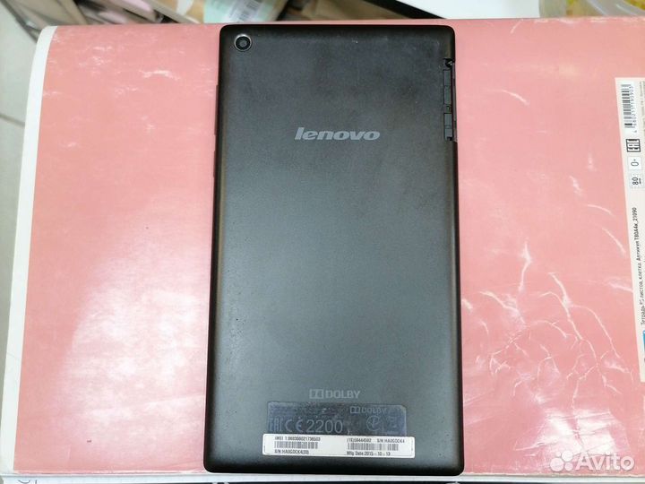 Планшет lenovo Tab 2 A7 30DC