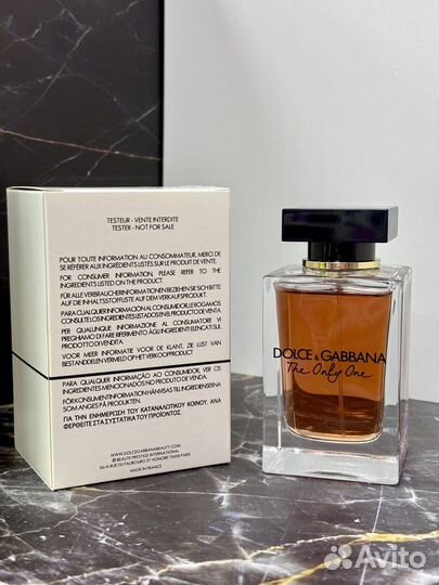 D&G the only one edp 100мл тестер