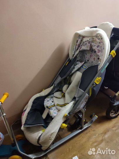 Детские санки коляска