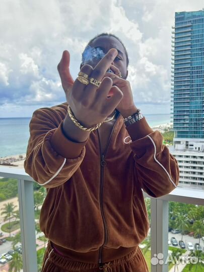 Тренд 2025 Костюм Corteiz Велюр