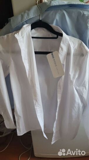 Новая рубашка белая 158 см