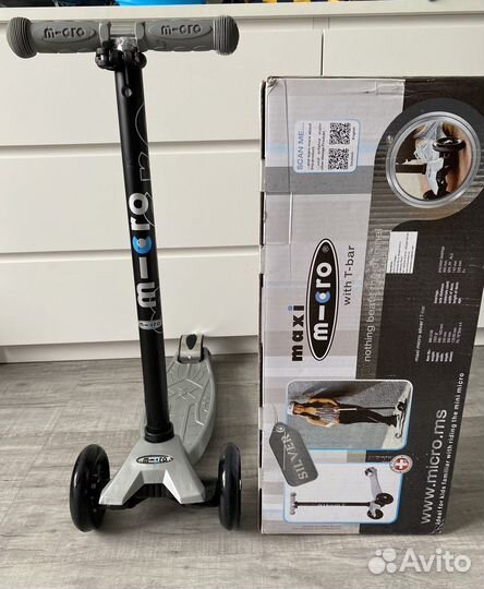 Самокат Micro Maxi T Silver