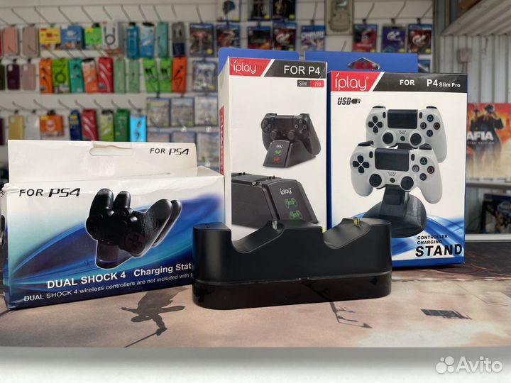 Зарядное устройство для геймпадов PS4 и Xbox