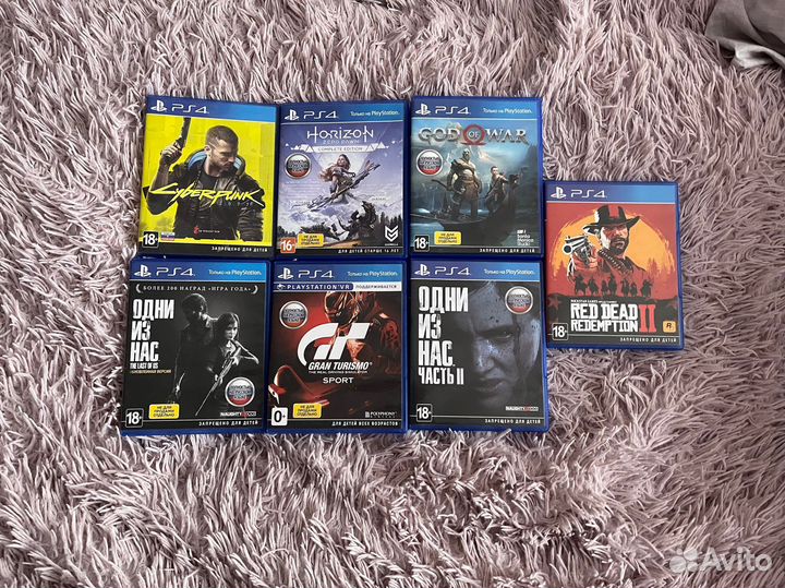 Диски игры для ps4