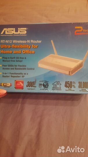 Роутер asus RT N 12