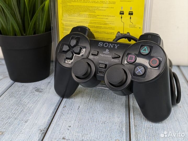 Джойстик Sony для PS2 проводной
