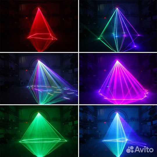 Лазер для дискотек alien 500mw RGB