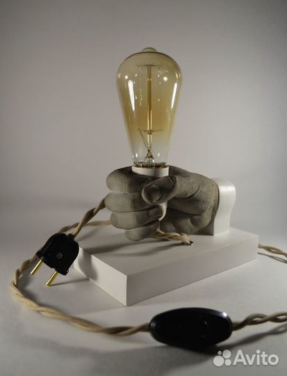 Светильник настольный ручной работы