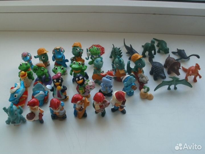 Игрушки из киндер-сюрпризов 90-х