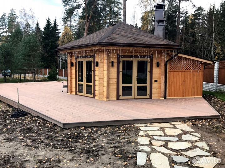 Террасная доска / Террасная доска из дпк