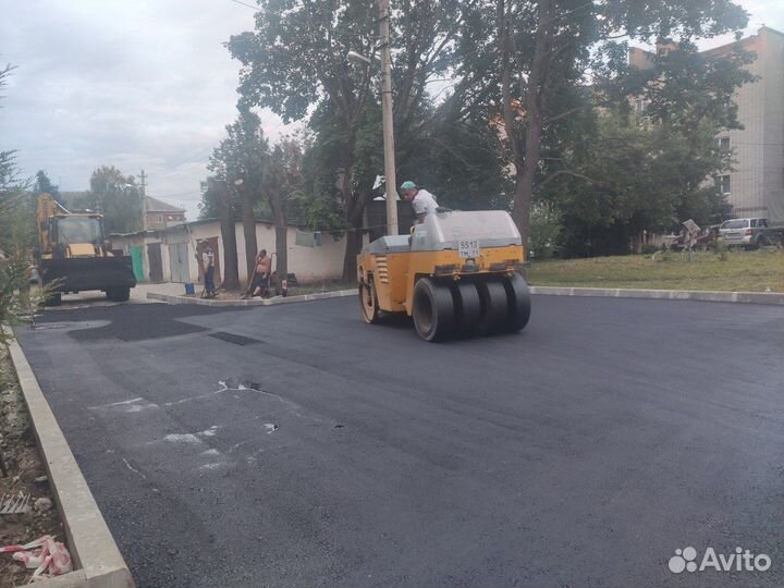 Асфальтирование,укладка асфальта. Геодезия