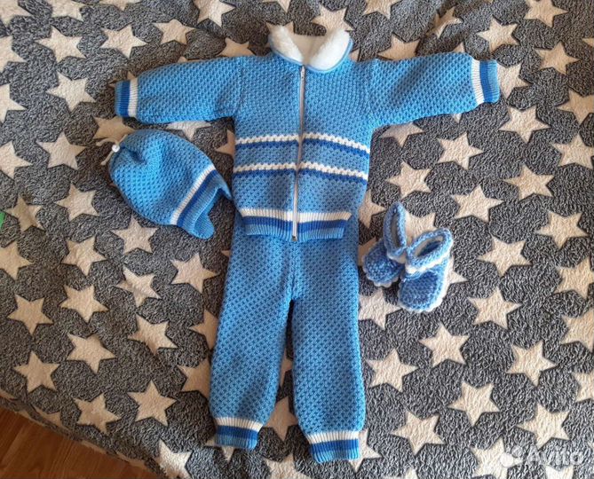 Вязаный костюм / комплект для мальчика