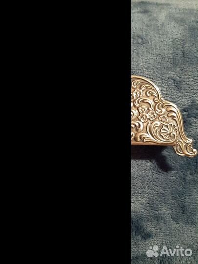 Винтажная салфетница мельхиор