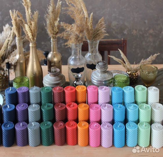 Вощина цветная для свечей