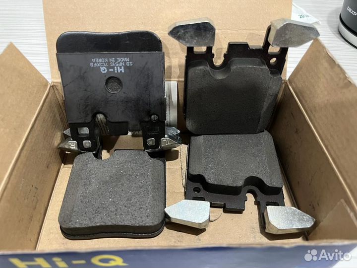 Колодки тормозные задние BMW