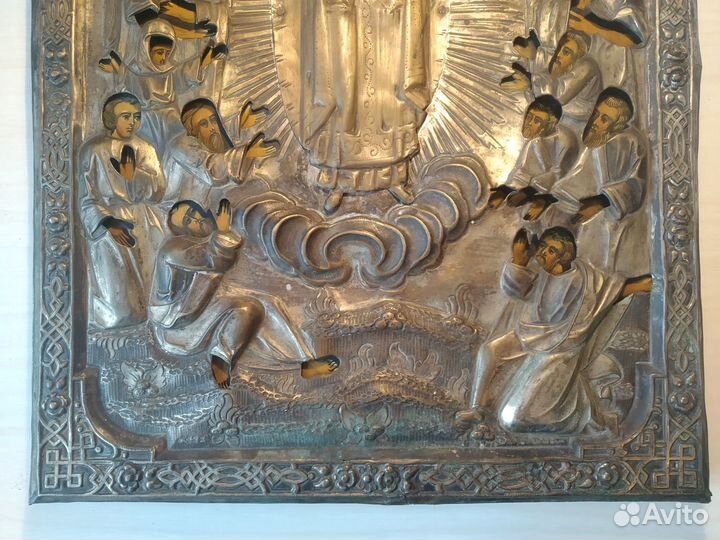 Икона Всех скорбящих радость Оклад Богородица Грош