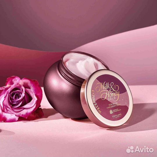 Крем для рук и тела с розовым нектаром