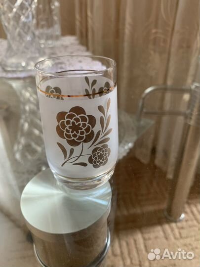 Рюмки хрустальные стаканы винтаж