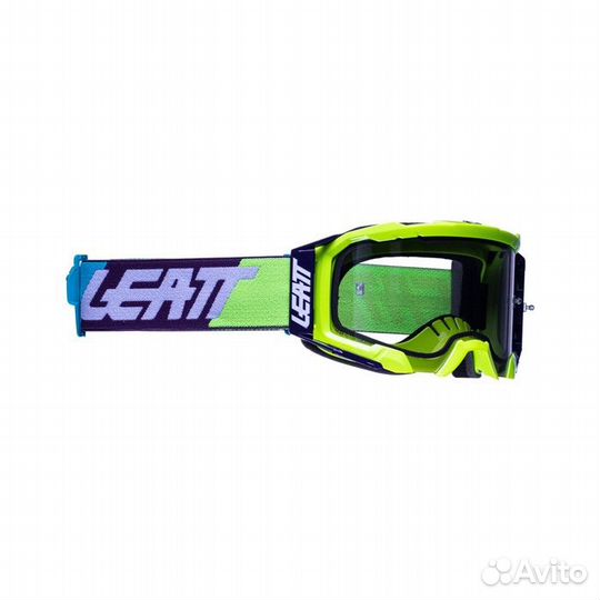 Очки Leatt Velocity 5.5 Neon Yellow Light Grey 58