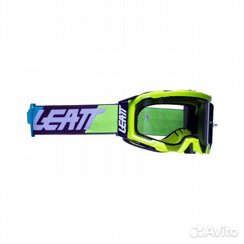 Очки Leatt Velocity 5.5 Neon Yellow Light Grey 58