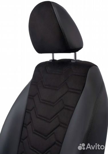 Авточехлы из экокожи Лада Веста