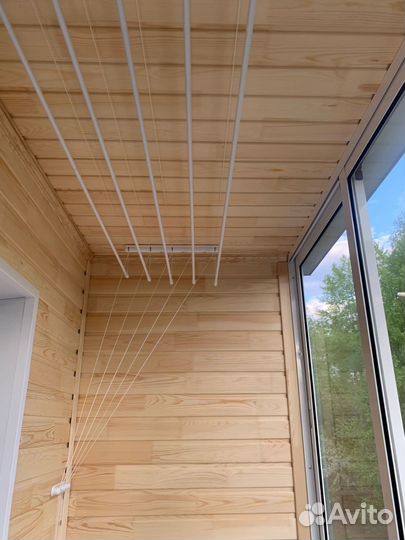 Отделка балкона