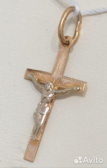 Крест / 0,71г / Золото585