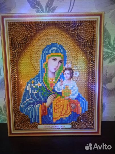 Икона алмазная мозаика