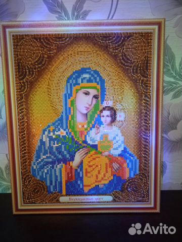 Икона алмазная мозаика