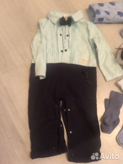 Вещи пакетом на мальчика 74-80
